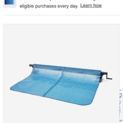 Intex 16-ft Blue Hook and Loop Pool Reel Cover