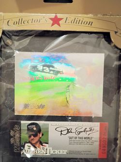Dale Earnhardt #3 collectors edition sports plaque 1(contact info removed)