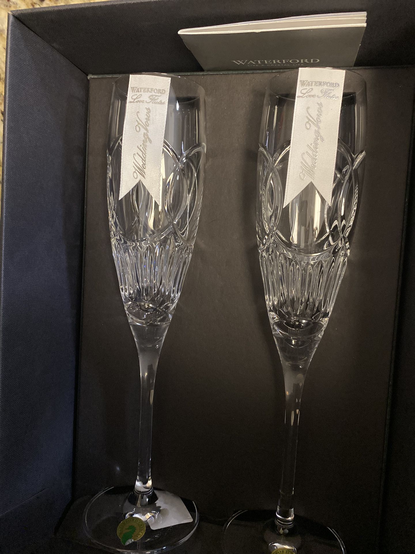 Waterford Handmade Crystal Champagne Glasses