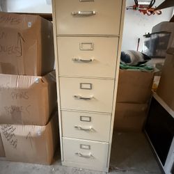 5 Drawer Legal Sized File Cabinet