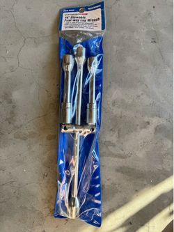 Pittsburgh Automotive 14" Stowable Four-way Lug Wrench