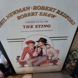 Movie Poster And Frame - The Sting