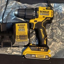 Dewalt 20V Atomic Brushless Drill Kit Brand New