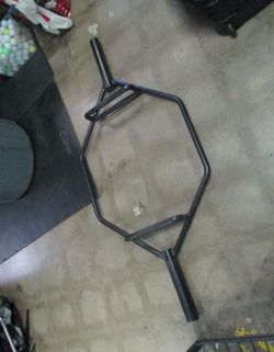 Used Olympic Hex Bar in Black 50lbs ( Read The Description)