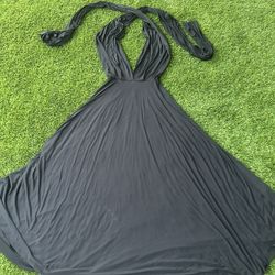 Small Black Maxi Long Dress 