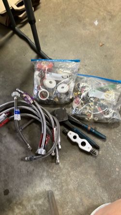 Plumbing Parts and Tools Lot