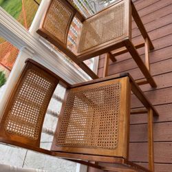 Vintage Rattan Barstools 