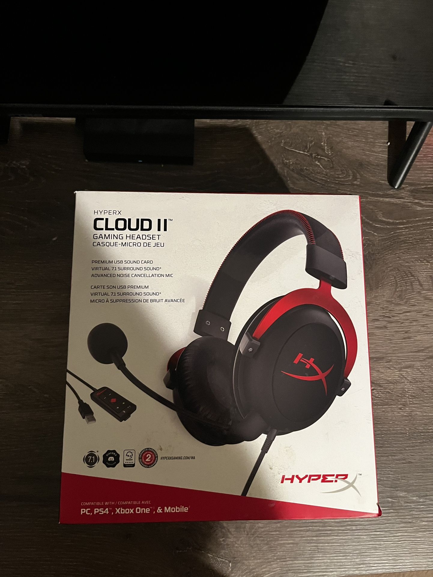 Hyper X Cloud 2 Headset Plus Headset Audio Controller(XBOX)