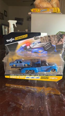 Maisto Design Missile Tow Flatbed & 1987 Chevrolet Caprice