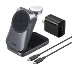 Anker Prime 3-in-1 Wireless Charging Station, New