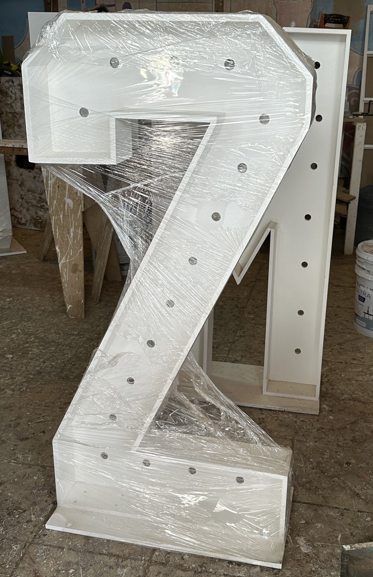 Light Up Wood Letters And Numbers