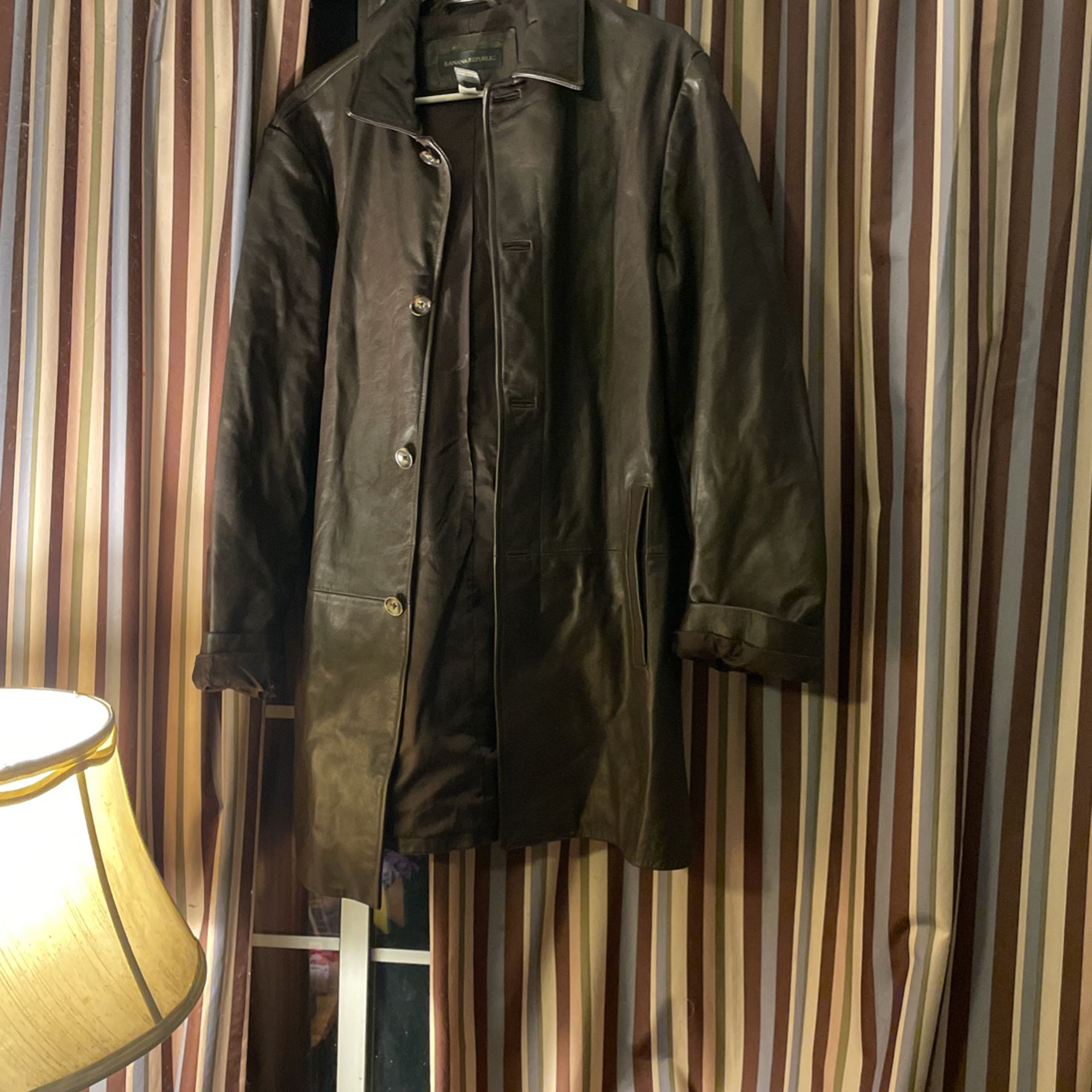 Banana Republic, Large, Beautifully Conditioned Leather Jacket 