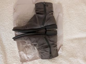 John Varvatos Morrison Sharpei Canvas Grey Size 9 Boots