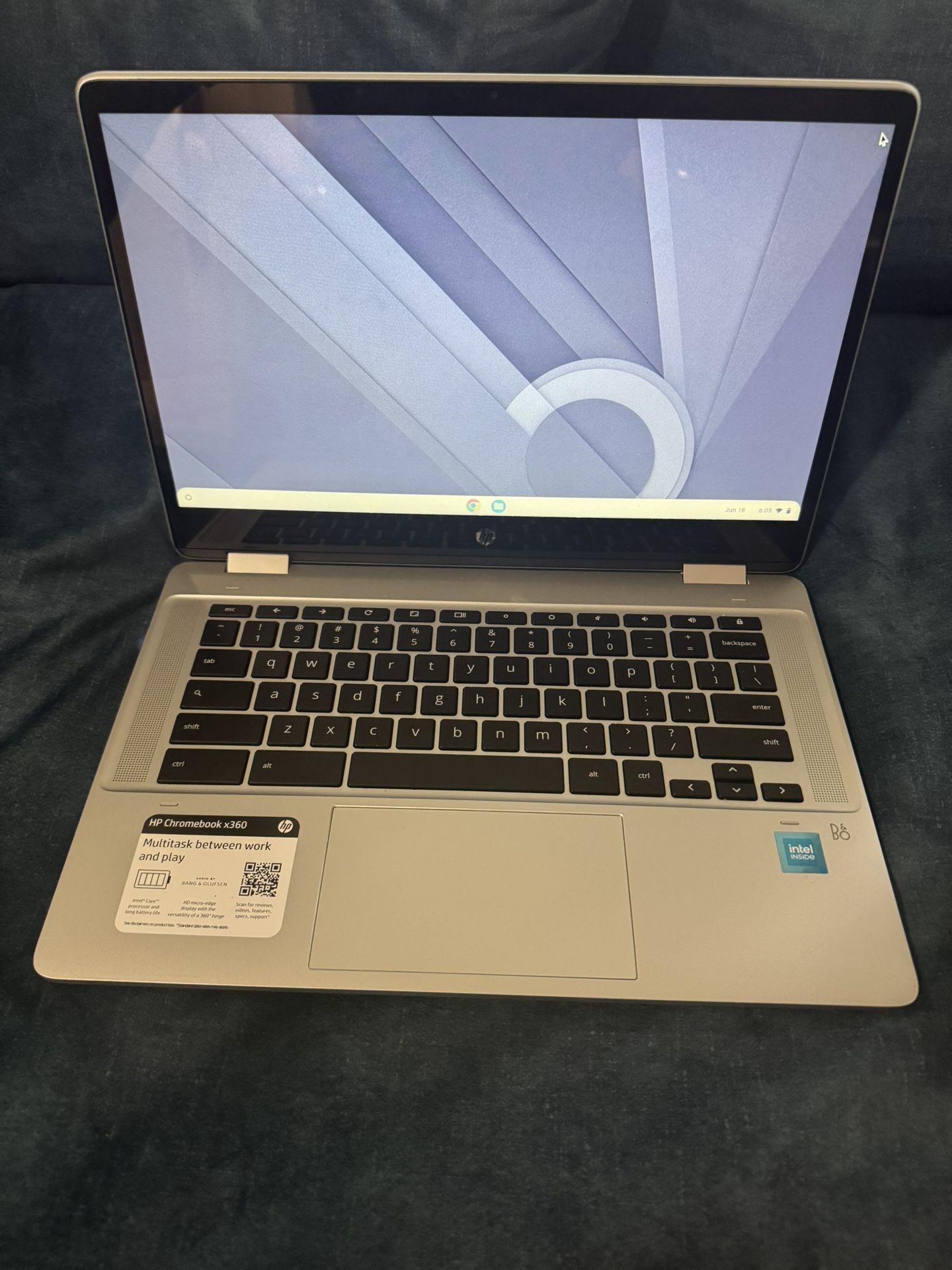 HP - 14" Chromebook - Intel Celeron - 4GB Memory - 64GB eMMC - Modern Grey
