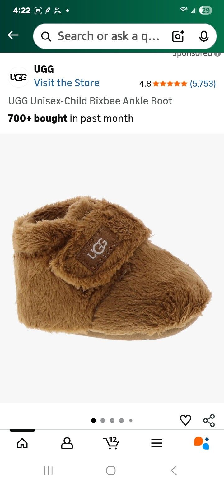New Born Hat And Boots UGG