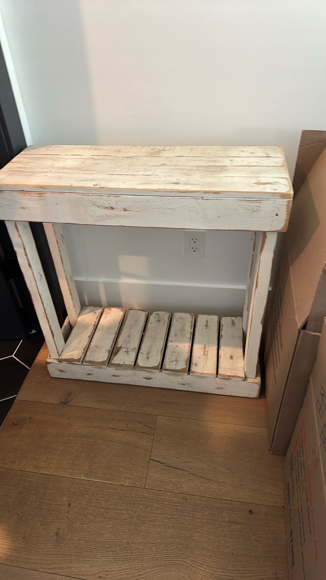 Rustic Shabby cheek Console Table