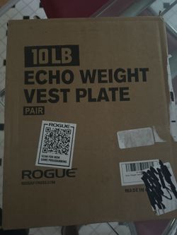 NIB Pair of 10 lb ROGUE Weight Vest Plates