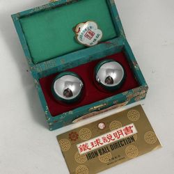 Chinese Vintage Iron Balls 
