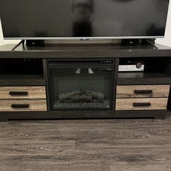 Electric Fire Place TV Stand 