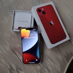 256 Gig Red iPhone 13.