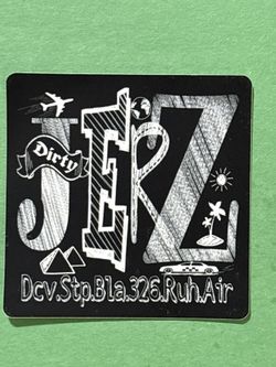 Vinyl Stickers, DIRTY JERZ DCV