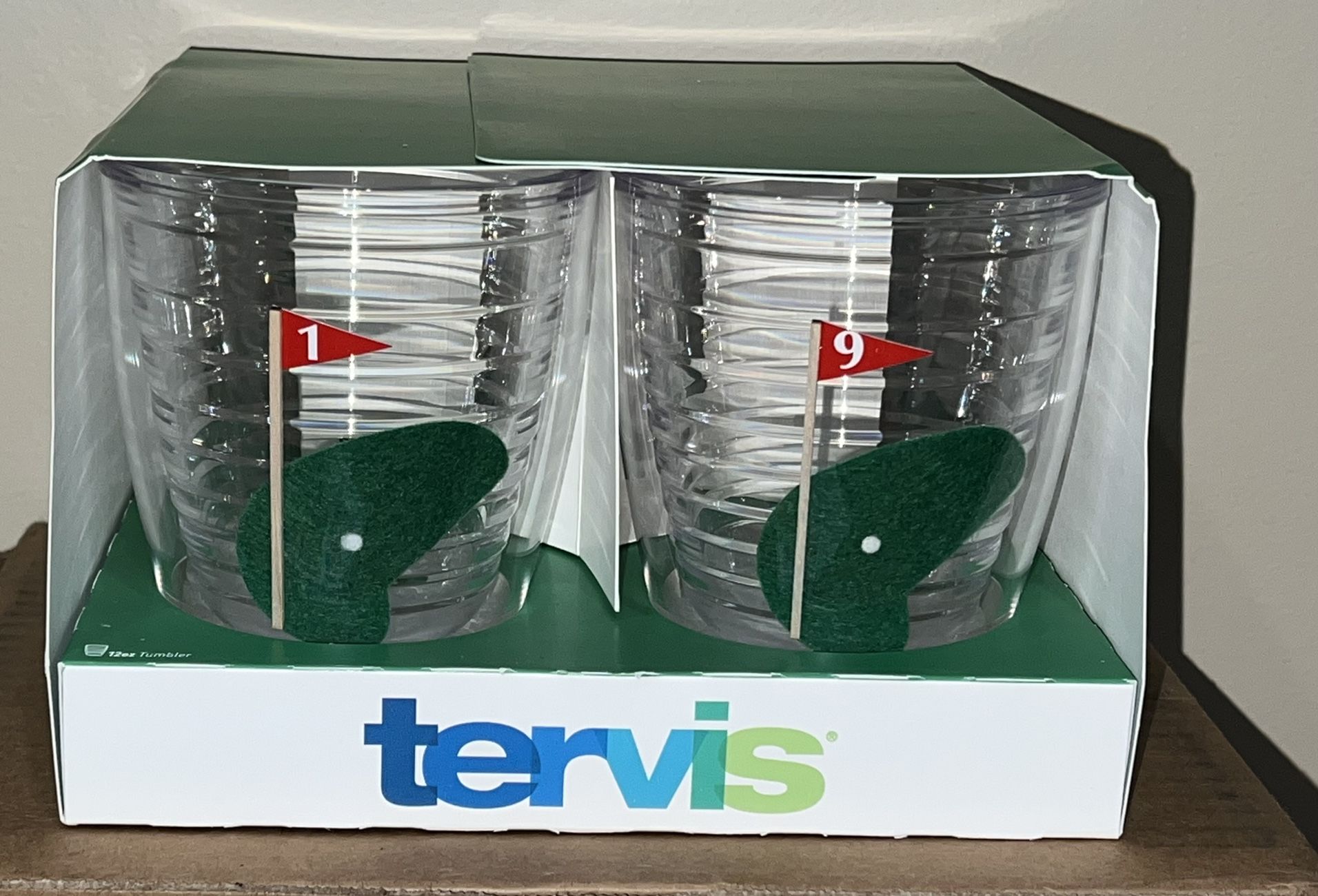 Tervis 12 oz Vintage 19th Hole Collection Insulated Tumblers (set of 4)