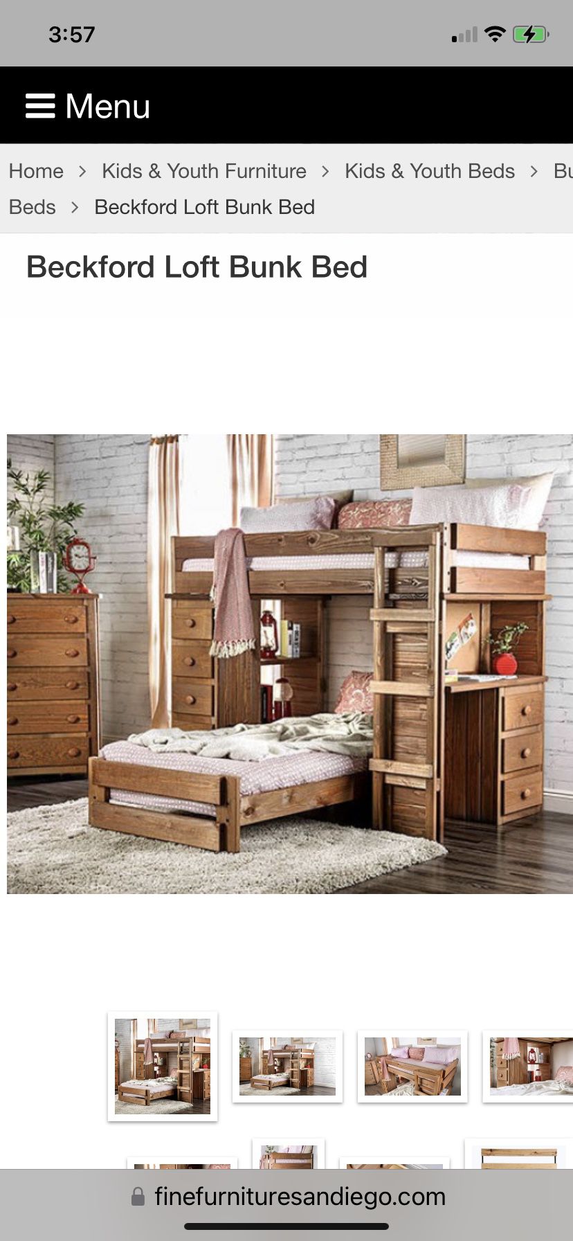 Bunk Bed Set With Stand Alone Dresser