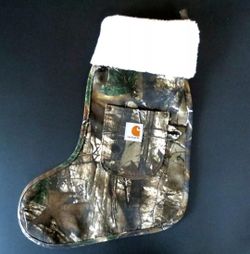 NEW - Carhartt Real Tree Camo Christmas Stocking