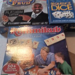 Three Classic Family Board Games