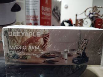 Deeyaple Magic Arm Phone Stand with Wireless Speaker