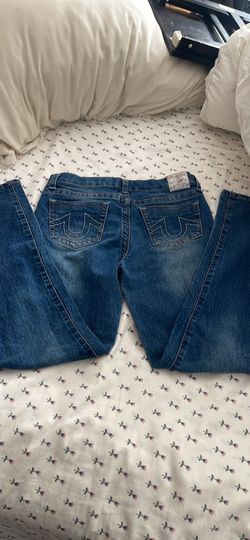 Vintage True Religion Jeans Slim and Relaxed Fit Girls Pants Size 16