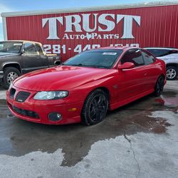 2004 PONTIAC GTO IN FOR PARTS!