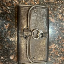 Juicy Couture leather black wallet 