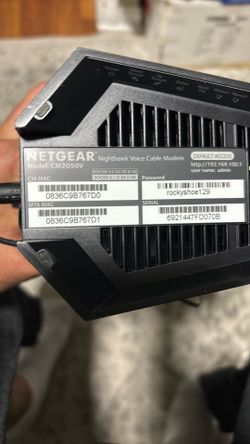 NETGEAR Nighthawk Voice Cable Modem CM2050V