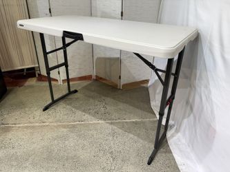 LIFETIME Folding Table with Adjustable Height