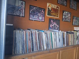 Vinyl records c d's cassettes movies