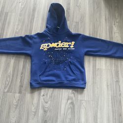 Sp5der TC Blue Hoodie