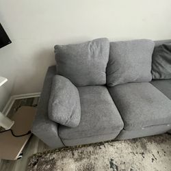 Sectional Sofa, Grey Color 
