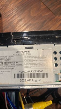 Alpine ilx w650