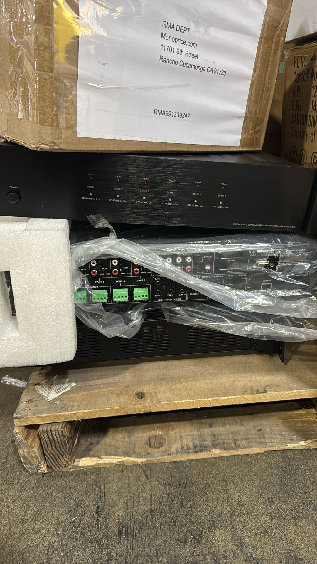 For Parts Monoprice 6 Zone