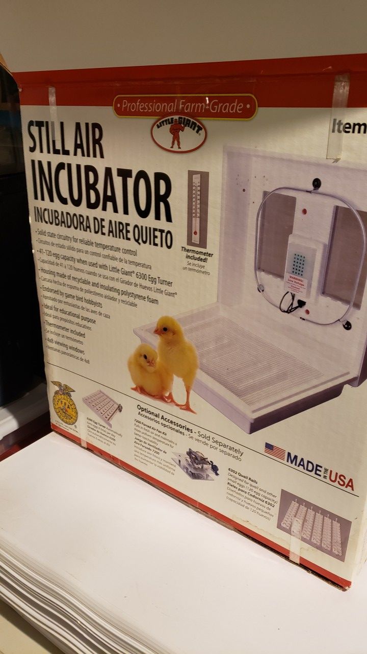 Still air incubator