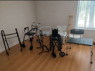 Wheel chair, walker, misc equipment