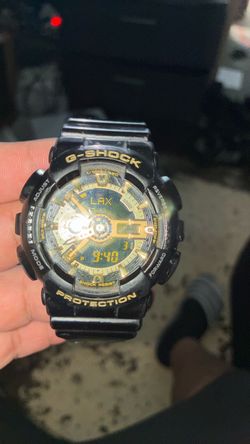 Casio G-Shock Black and Gold Watch