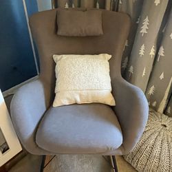 Grey Nursery Rocker