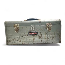 Vintage Sears Craftsman crown logo Toolbox With Tray