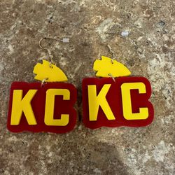 Woman’s Brand New Kansas City Chiefs Earrings Shipping Available