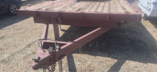 2007 heavy duty commercial flatbed trailer 20x8