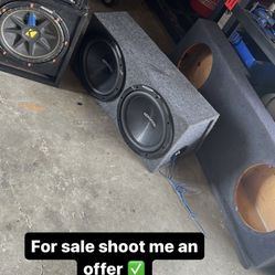 Sound System, Speakers, Subwoofer 