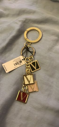Victoria's Secret Gold Charm Keychain