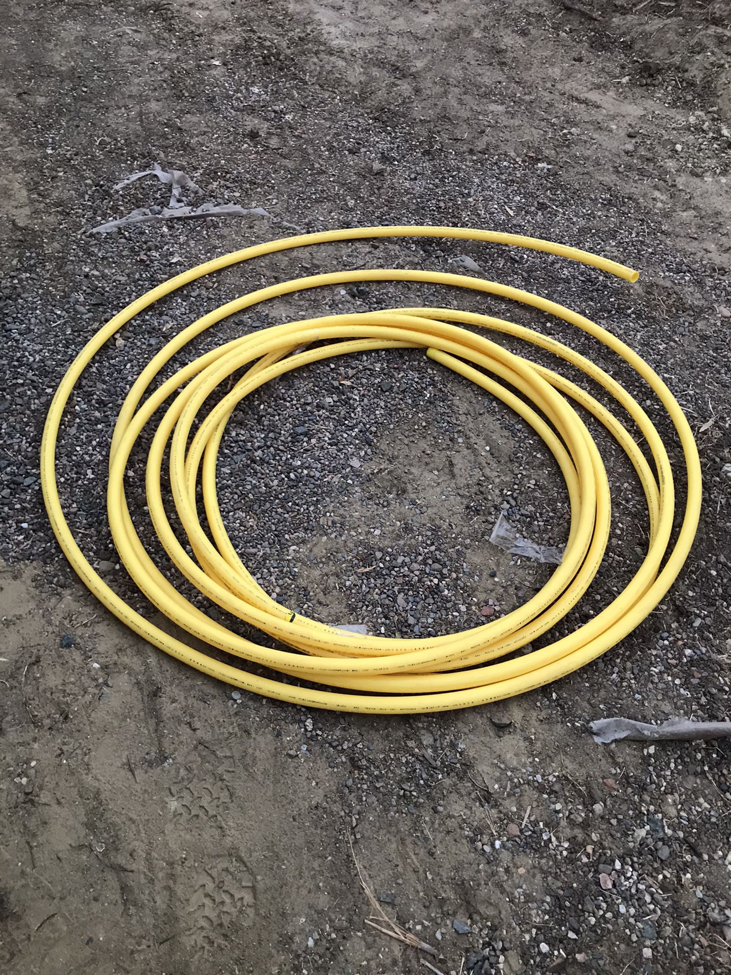 1 in. IPS x 80 ft. DR 11 Underground Yellow Polyethylene Gas Pipe Perfect for outdoor BBQ, Gas Fire Pit, outdoor heaters, or anything needing a gas l